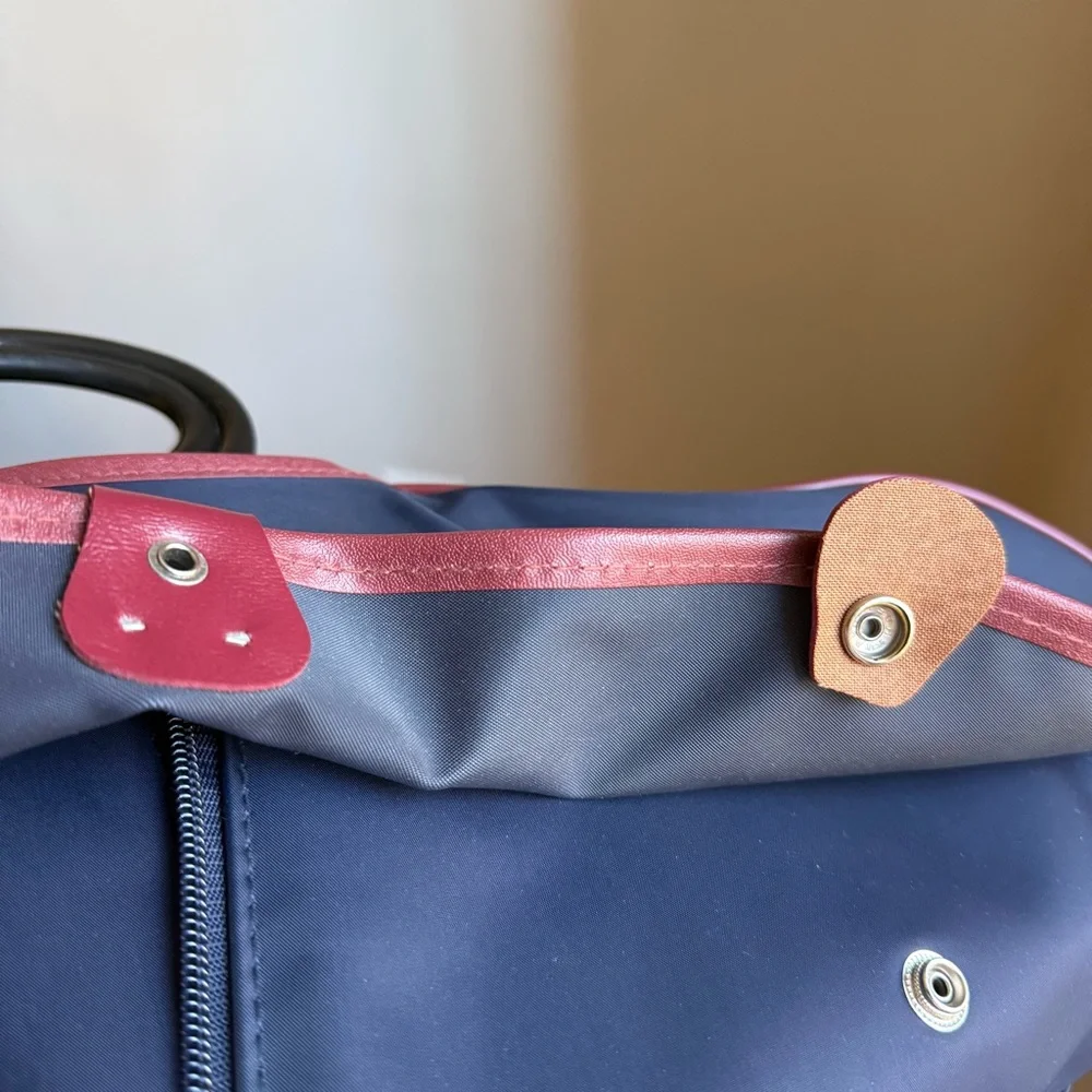 American Tourister Garment Bag Hanging Travel Suit Dress Cover Navy Blue